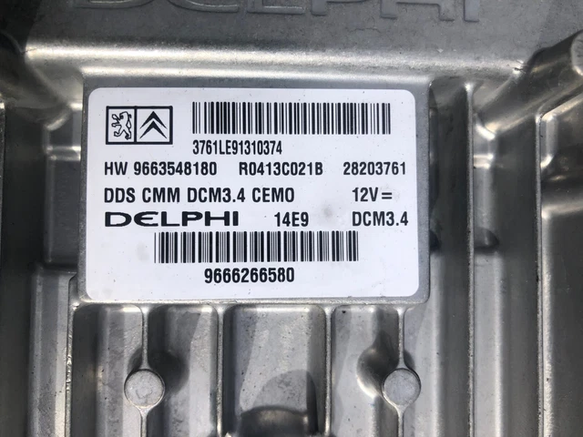 Calculateur Moteur Occasion Pour Citroën C5 2.0 HDI DCM3.4 - R0413C021B / 9663548180 / 9666266580