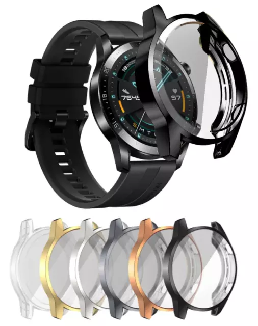 For Huawei Smart Watch GT2 Screen Protector TPU Case Cover 42mm/46mm