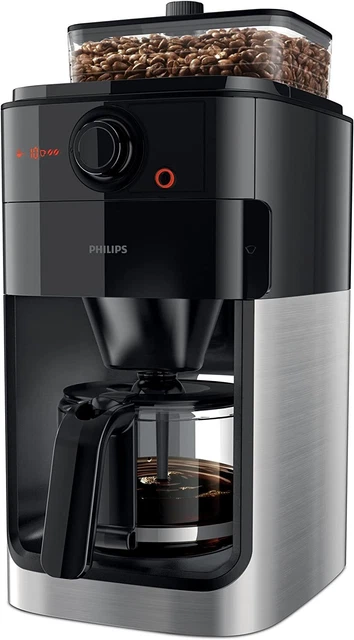 Philips Machine à Café Avec Moulin De - Carafe Cristal 1.2L, Hd7767/00 12 Tasses