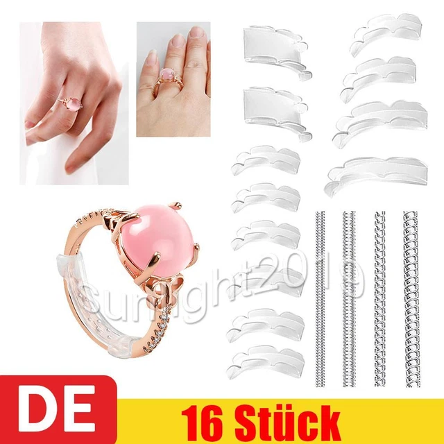 Ring Verkleinerung Unsichtbar Heyumybit Ringgrößenversteller,12 Stück Unsichtbarer Ringschutz Passend Ring Size Adjuster