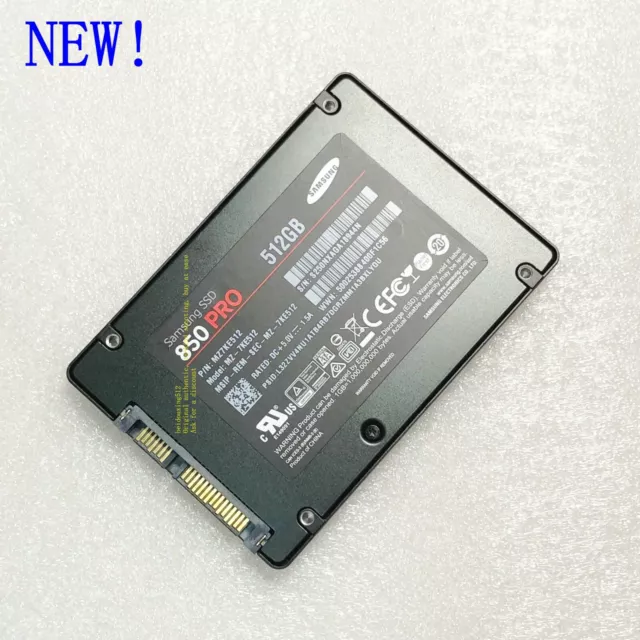Samsung 850 Pro MZ-7KE512 512 GB 2,5 "SATA III SSD 6,0 Gb / s
