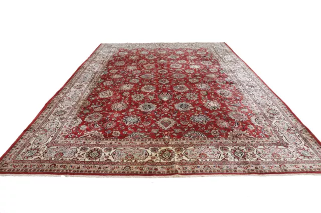 Tissés à la Main Tapis Persan Sarough Vieux Tapis Oriental 420 X 290 CM Top État 3