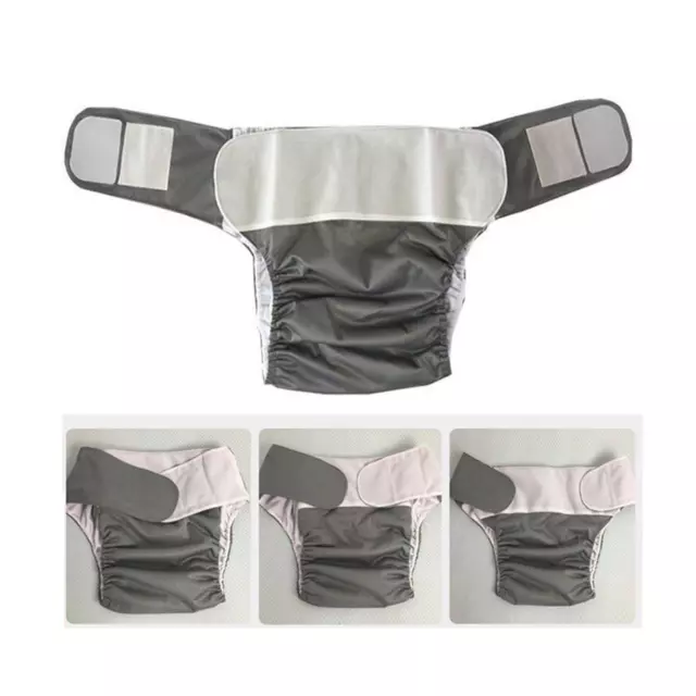 Adult Cloth Diaper Reusable Pocket Nappies Pants Can Add Diaper Inserts