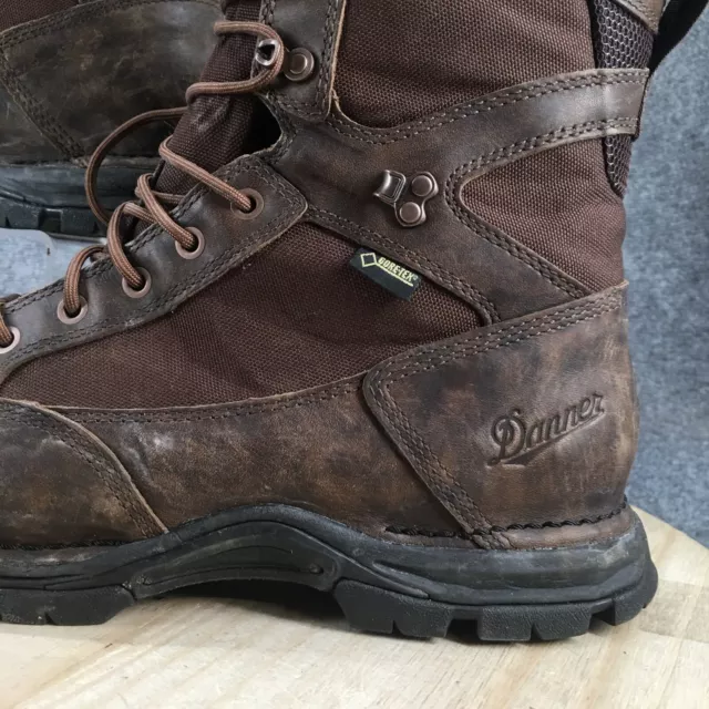 DANNER BOOTS MENS 10.5 EE Pronghorn 8 Combat Brown Leather Lace Up ...