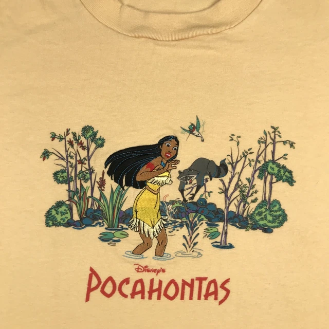 vintage 90s DISNEY POCAHONTAS T-Shirt XL single stitch cartoon walt movie
