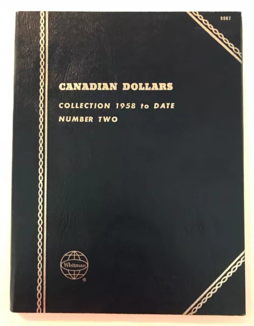 Canadian Dollar #2 (1958-Date) #9087  Coin Folder By Whitman - New Old Stock