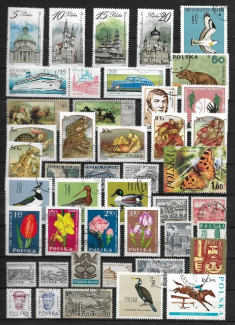 Lot Briefmarken aus Polen gestempelt  (* 021 *) {B 005}