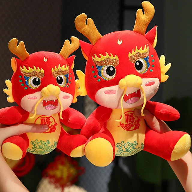 Cute Mascot Doll Chinese Zodiac Dragon Plush Toy Animal Dragon Lucky Soft Toy