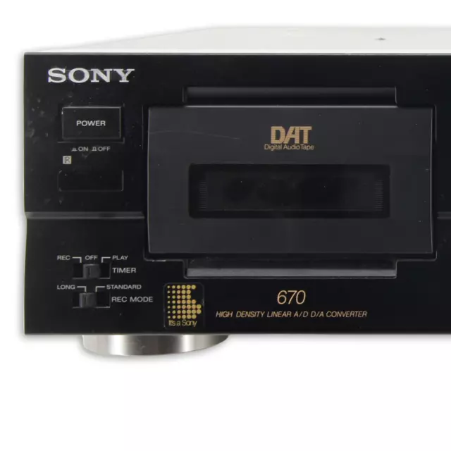 Sony DTC-670 DAT-Recorder Schwarz Digital Audio Tape Deck [D] 2