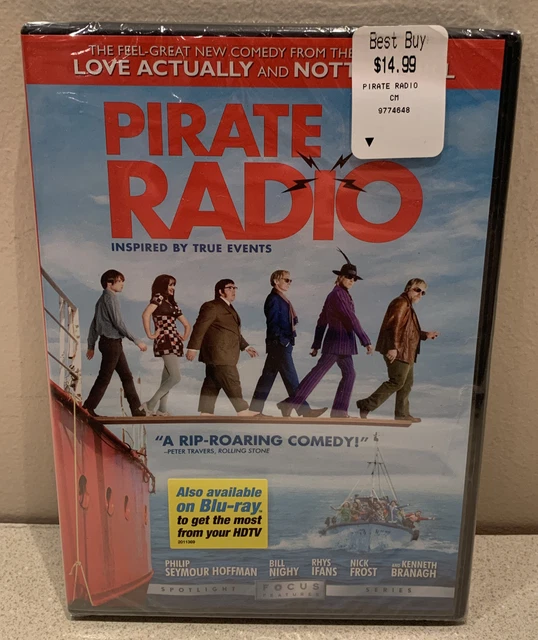 PIRATE RADIO DVD (DVD, 2010) With Bonus Features. NEW ~ Sealed