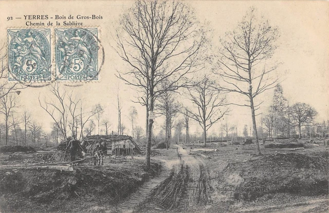 Cpa 91 Yerres / Wood Of Large Wood / Path Of Sand