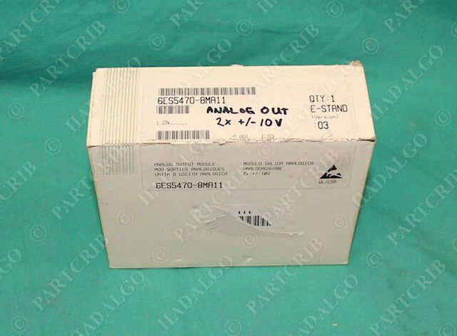 Siemens 6ES5470-8MA11 Simatic S5 Analogique Sortie Module 6ES5 470 Plc Neuf