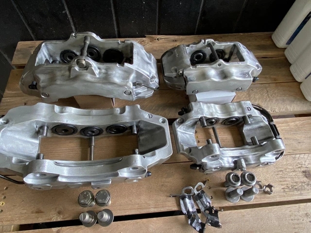 04-10 Brembo 17Z Front Rear Brake Calipers 6 Piston Vw Touareg Audi Porsche Set
