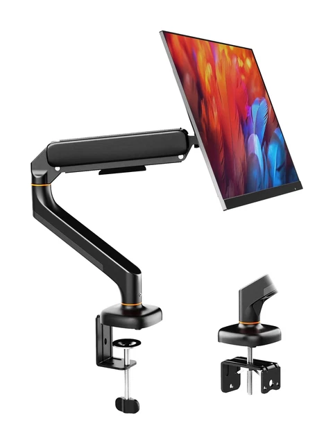 Bras Support écran GRIFEMA - 13-32" - VESA 75/100 - Pivot 360° - Charge 9kg - Noir