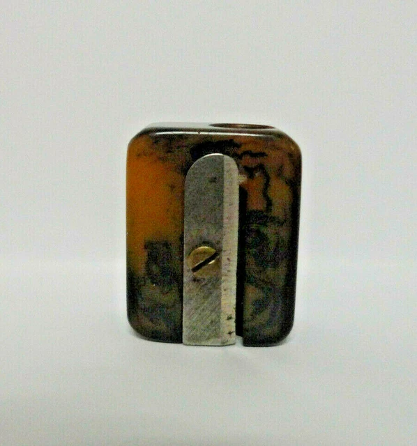BAKELIT Anspitzer Spitzer Bakelite Art Deco 1920 Ersatzmesser RARITÄT