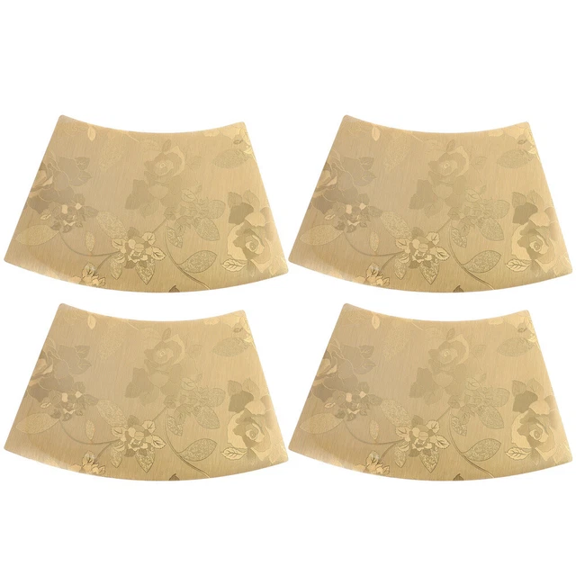 4 piezas juegos de mesa para juego de mesa impreso de flores decoración de rosas secado rápido