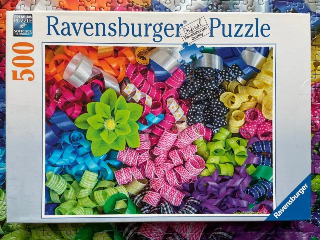 Ravensburger Puzzle - 500 Teile - Geschenkband Weihnachten Geburtstag RAR UK