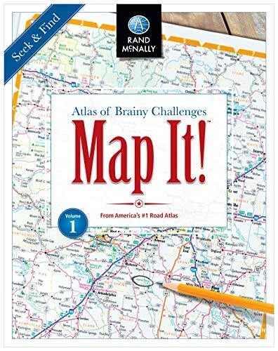Map It!: Atlas of Brainy Challenges, Rand McNally