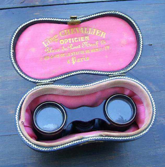 jumelles anciennes Optica 12 x 40 avec étui vintage