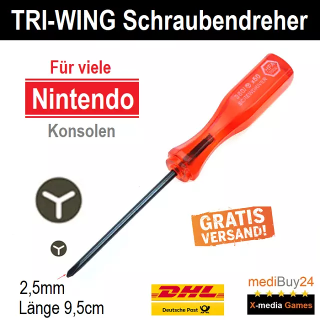 TRI WING Schraubenzieher Game Boy Color Classic GBA Reparatur Y Schraubendreher⭐