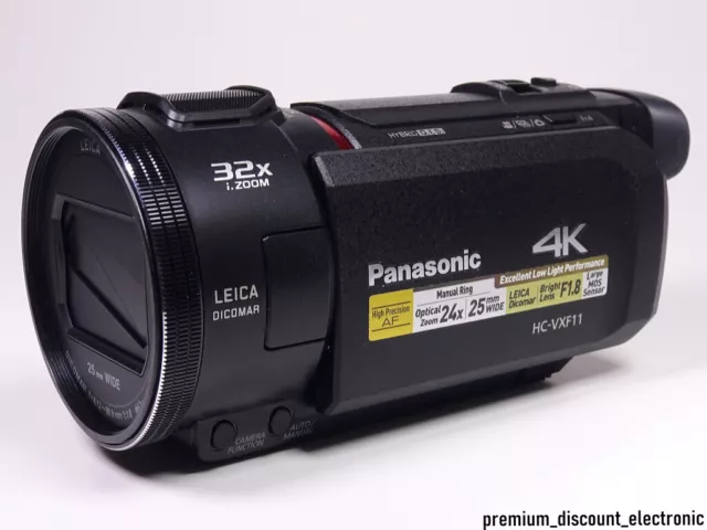 Panasonic HC-VXF11EG-K Leica Camcorder 4K Video Kamera HC VXF11 EG-K TOP