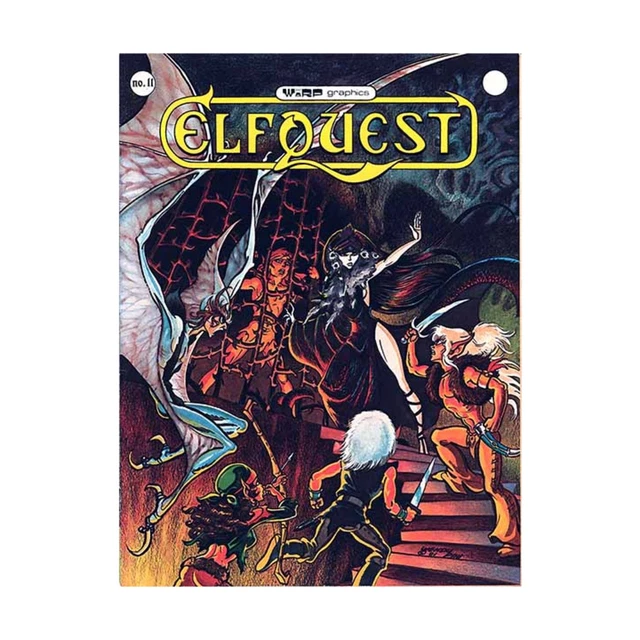WARP GRAPHICS ELFQUEST Magazine #11 "Lair of the Bird Spirits" Mag VG+ ...
