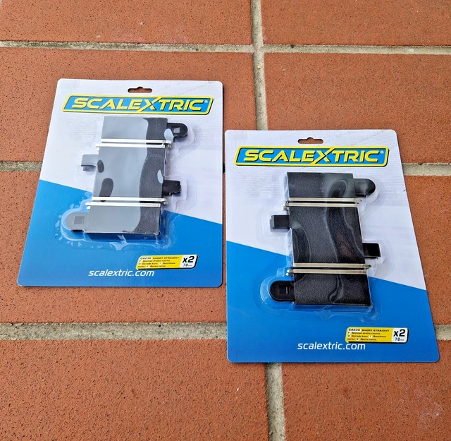 Scalextric C8514 Paquete De Extensión De Pista Ultimate 1x Salto  Ramp Down Straight 2 Curvas De Horquilla 2x 14 Recto 4 Deslizamientos