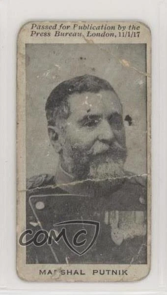 1917 ITC Military Portraits Tobacco C21 Marshal Putnik #22 z6d
