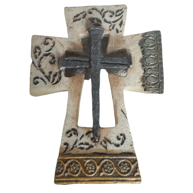 Tabletop Easter Cross Standing Nails