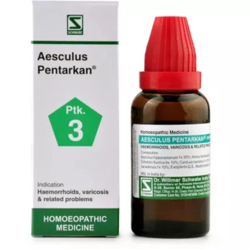 Willmar Schwabe India Aesculus Penta 3  (30ml)
