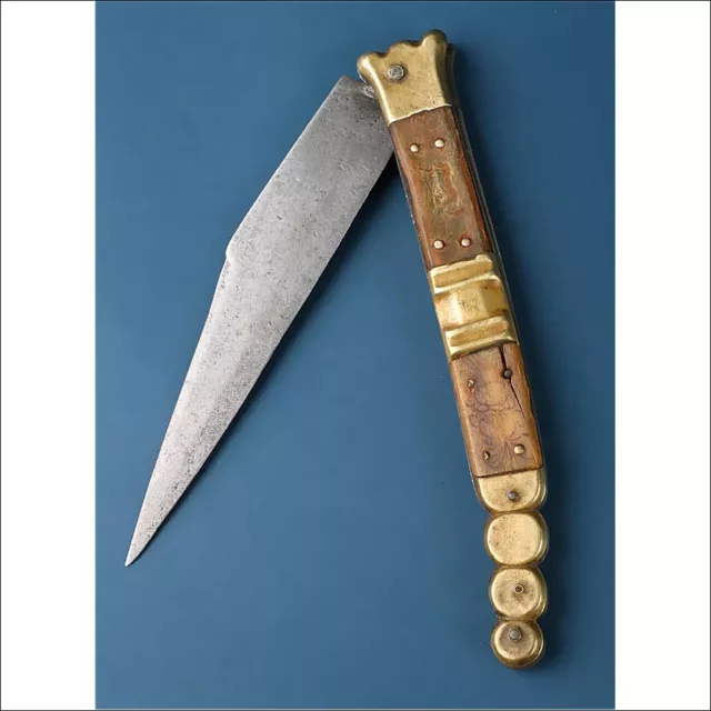 Antique French Navaja or Pocketknife. Thiers, France, 19th Century
