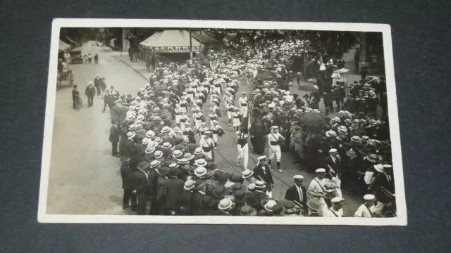 Cpa Photo Postcards 1918-1920 Alsace Parile Festivals