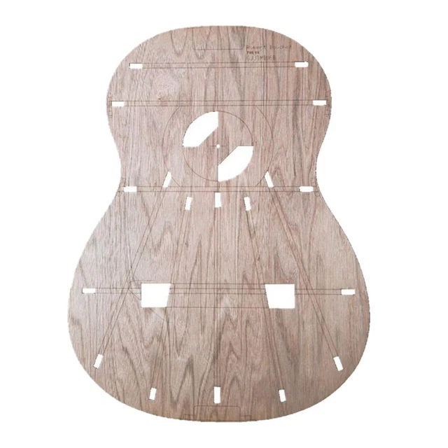 GUITAR BODY TEMPLATE 2mm CNC Made For Robert Bouchet Guitar Luthier