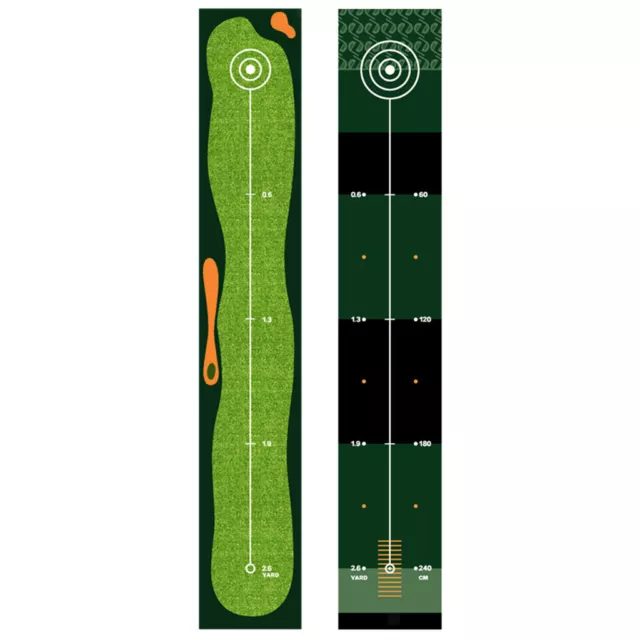 Golf-Teppich-Putting-Matte Glatter Übungs-Putting-Teppich für das