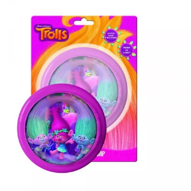 Veilleuse Luciole Enfant Trolls Rose