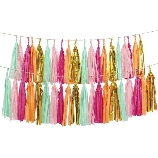 Coloration guirlande gland en papier polyvalent parfait pour les célébrations