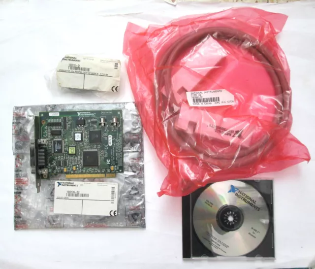 NEW National Instruments PCI-GPIB+ NI-488.2M SW Interface Adapter Card w/ Cable
