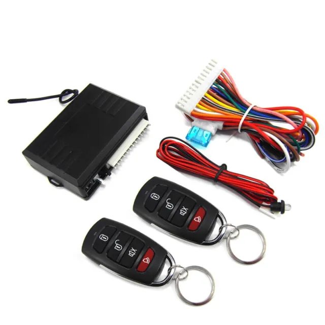 US Car Remote Kit Alarm Keyless Entry System Central Door Lock Unlock 12V