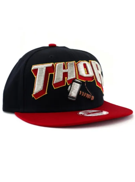 New Era Classic Thor Hammer 9fifty Snapback Hat Adjustable Marvel Comics Heroes