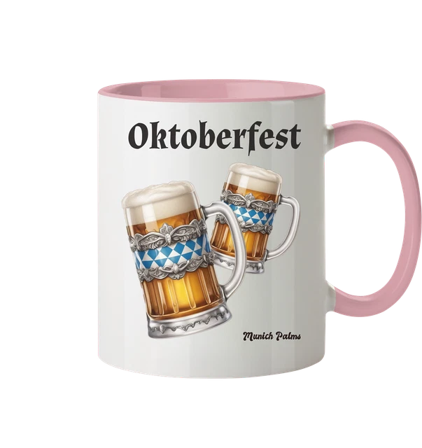 LGZIN 2 Pezzi Banner Oktoberfest – Decorazione Bavarese 180x30 Cm, Tessuto Poliestere Blu E Bianco, Con Elementi Tipici Della Festa Della Birra