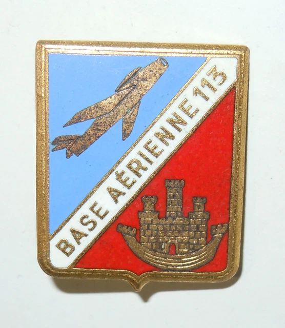 Insigne Militaire Armée De L'Air – Base 943 Nice Roquebrune – Original A933