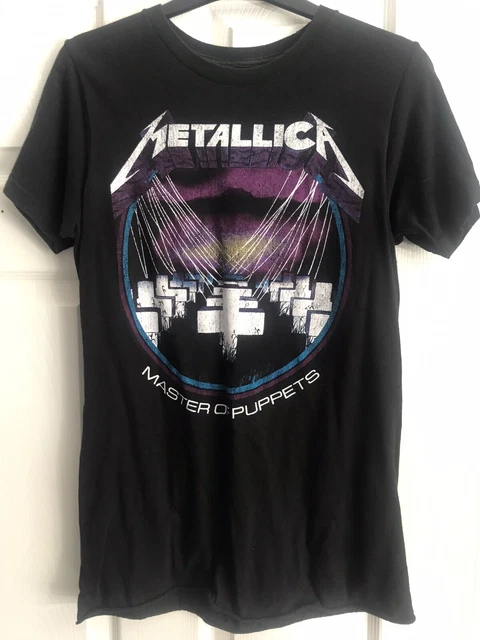 Metallica Master of Puppets black / purple t-shirt S