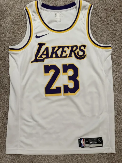 Nike NBA LA Lakers Jersey LeBron James Icon Edition Swingman AA7099-741 Men  M 44