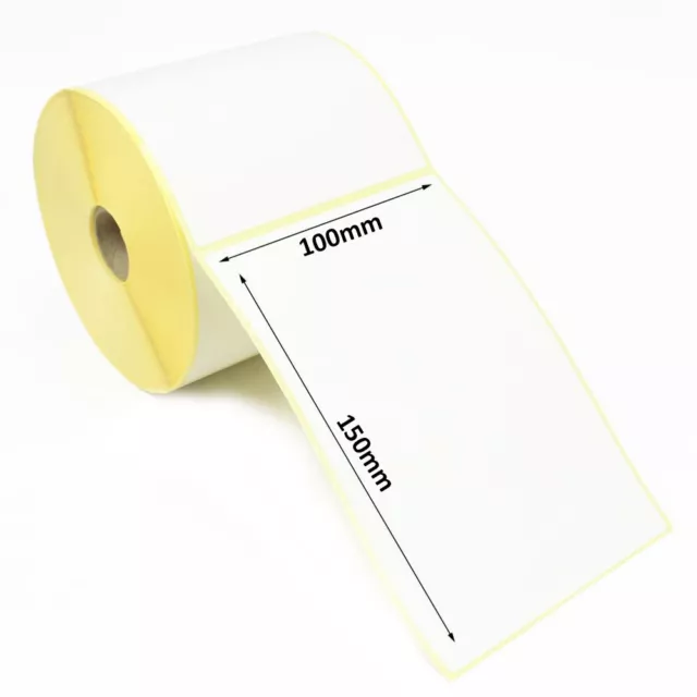 Thermopapier Klebeetiketten 100 x 150 mm 500 Etiketten Zebra DPD DHL UPS GLS