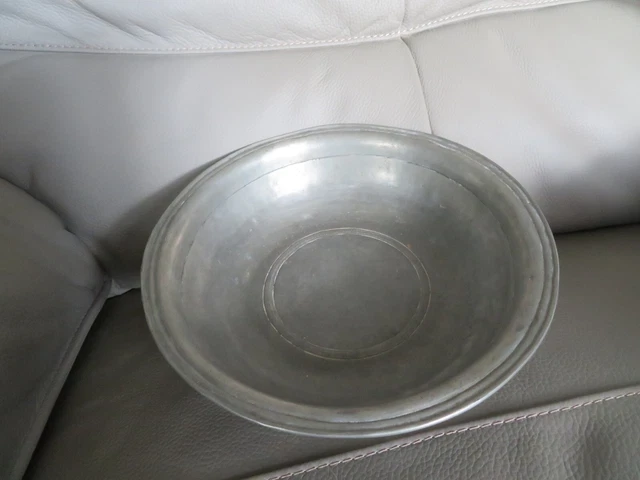 ANCIEN PLAT OVALE CREUX EN INOX JEAN COUZON 45 CM X 29,8 CM