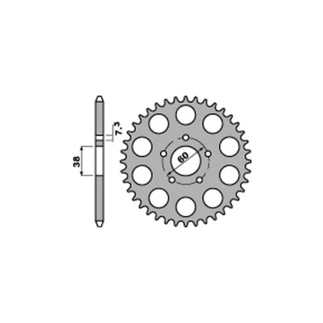 Pbr 3 Corona Trasmissione Ferro Z 32 Passo 415 Malaguti 50 Fifty Top 3Mv-Ae 1995