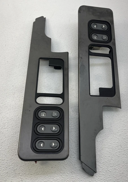 88-94 Chevy GMC Truck Power Door Lock Switch Bezel Set OEM 15615129A 15615130A