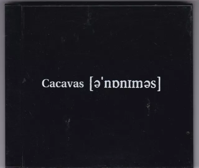 CHRIS CACAVAS - anonymous CD
