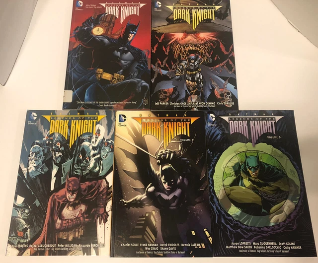 Batman Legends Of The Dark Knight Vol 1 2 3 4 5 ~ Dc Tpb  *5 Book Lot*