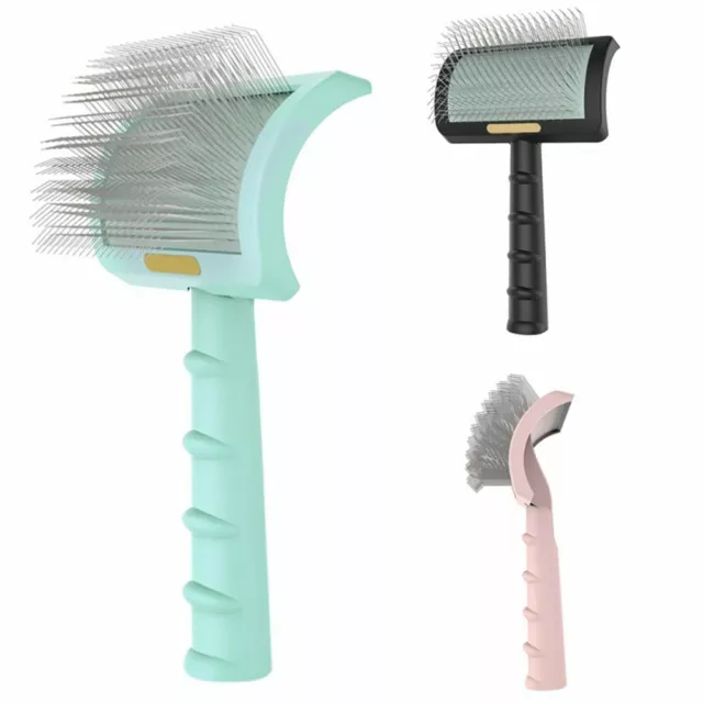 Pet Grooming Comb Shedding Hair Remove Needle Brush Dog Cat Slicker Massage Tool